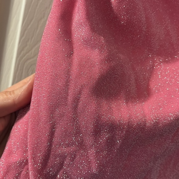 Princess Polly Pink Sparkly Mini Strapless Dress size 6 - Picture 7 of 7